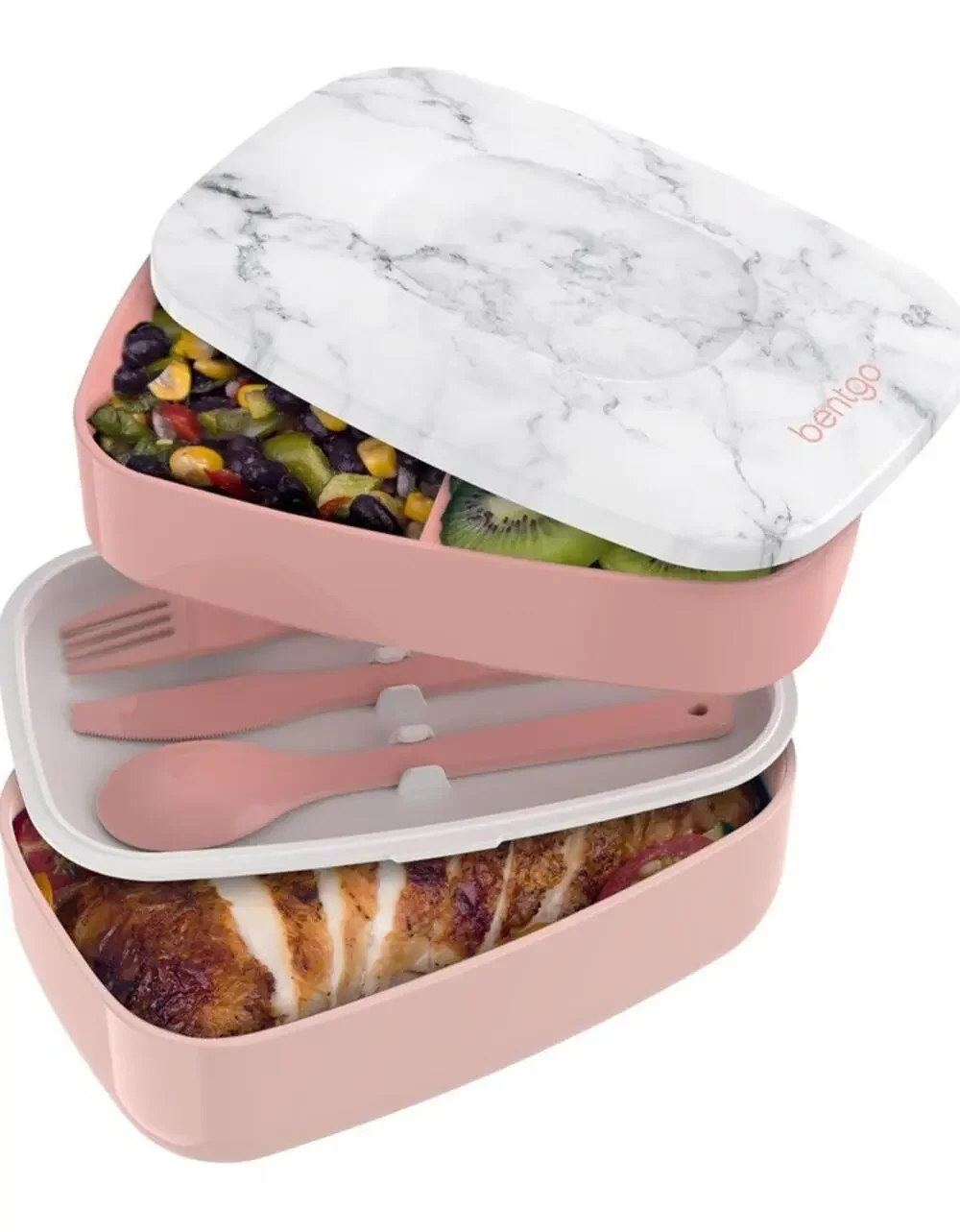 Bentgo Classic All-in-One Stackable Bento Lunch Box Container Meal Prep To Go